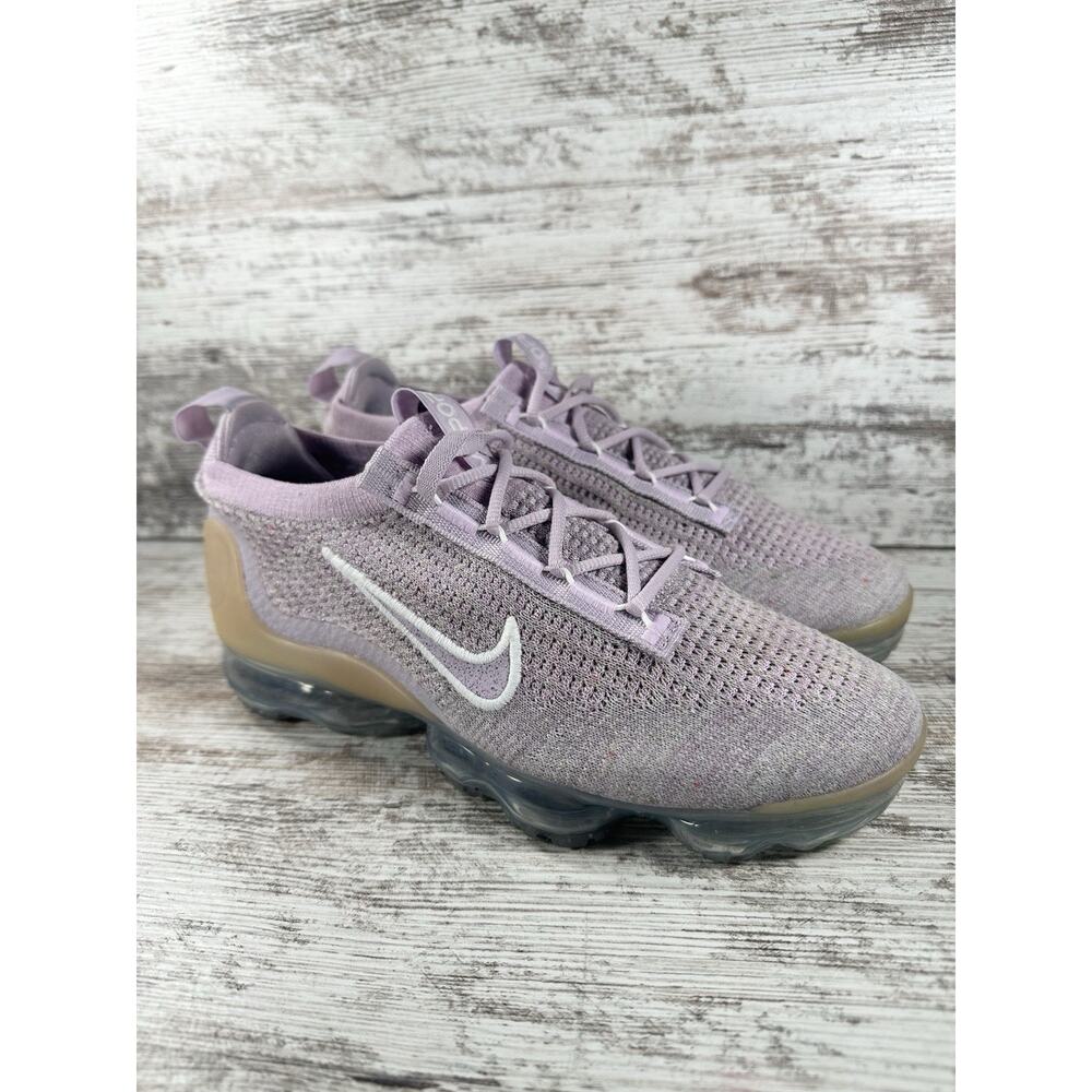 Women's Nike Air VaporMax 2021 Flyknit Light Arctic Pink Sneakers Sz 9 Gym EUC!